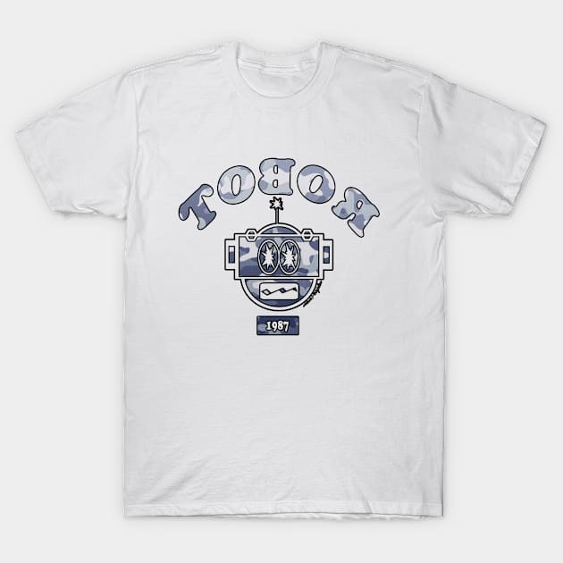 Tobor the Robot " Camo Blue" Shirt T-Shirt by UltimateClassMerch